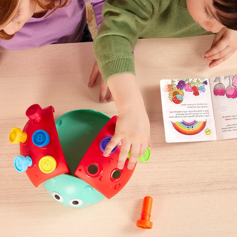  Розвивальна іграшка Божа Корівка Баттат Battat Education Fine Motor Peg Toy