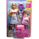 Лялька Барбі та аксесуари Дорожній набір Barbie Doll & Accessories Travel Set