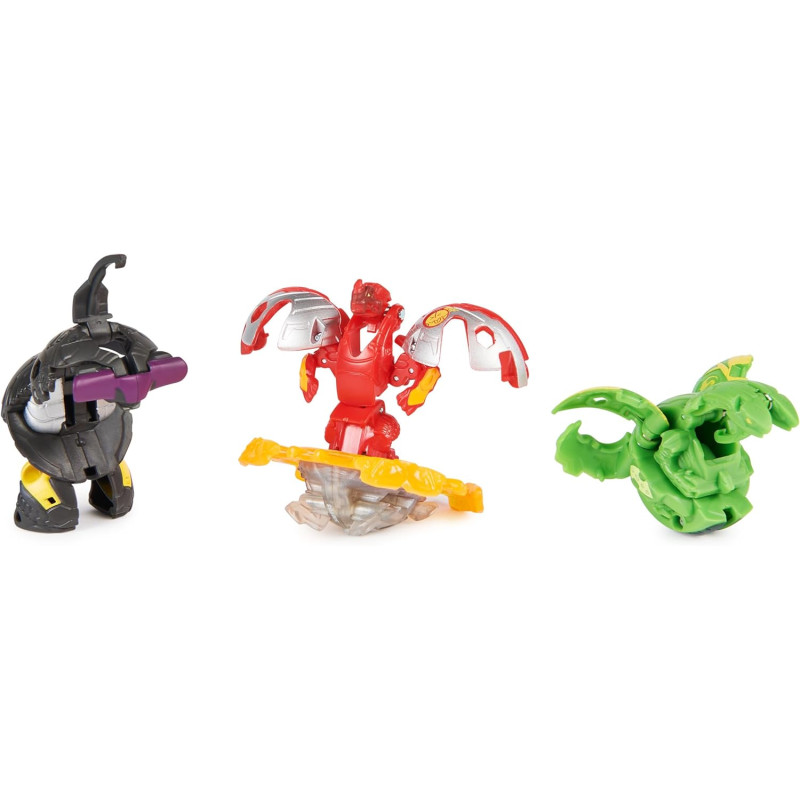 Бакуган стартовий набір з 3 шт Bakugan Starter 3-Pack Special Attack Dragonoid Nillious Hammerhead 6066991