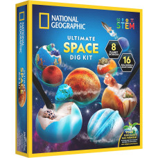 Набір STEM для розкопок космічного каміння National Geographic Ultimate Space Gemstone Dig Kit 8 Planet