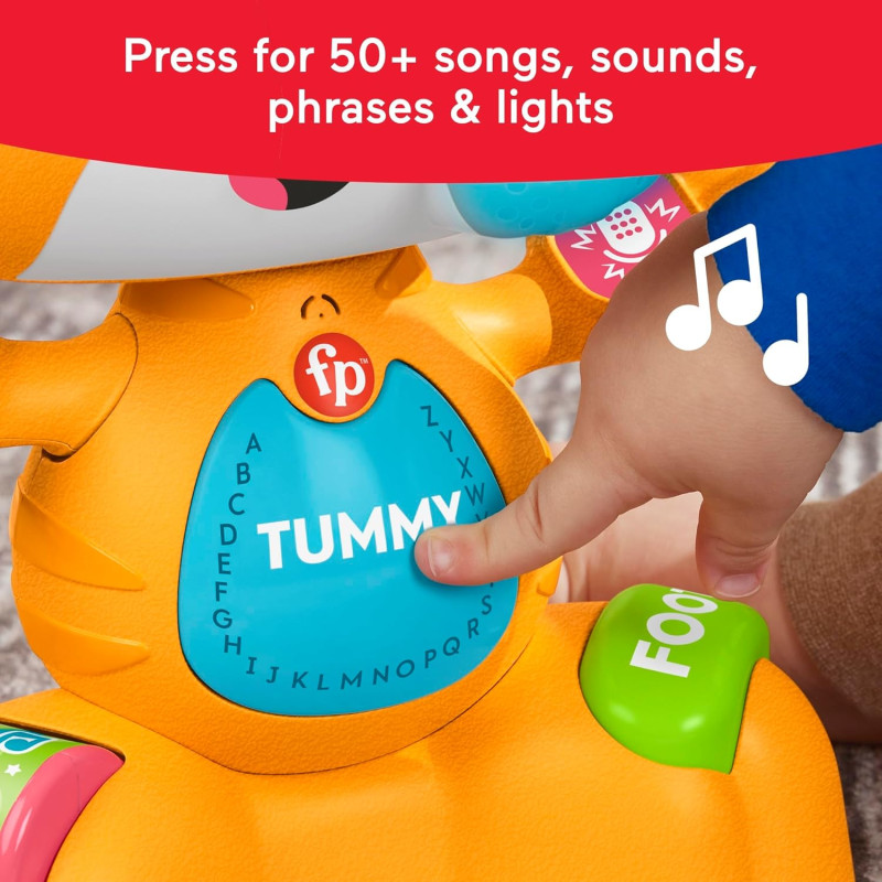Інтерактиваня розвиваюча іграшка Тигр Fisher Price Baby Learning Toy Link Squad Bop Groove Tiger
