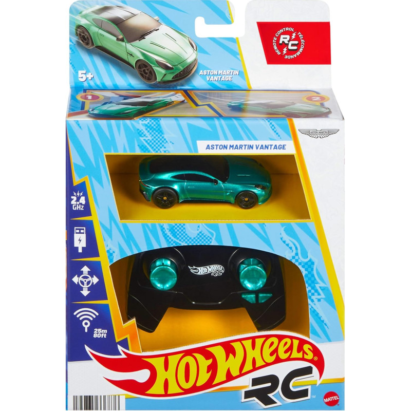 Радіокерована машинка  Hot Wheels RC 1 64 Aston Martin Vantage Vehicle 