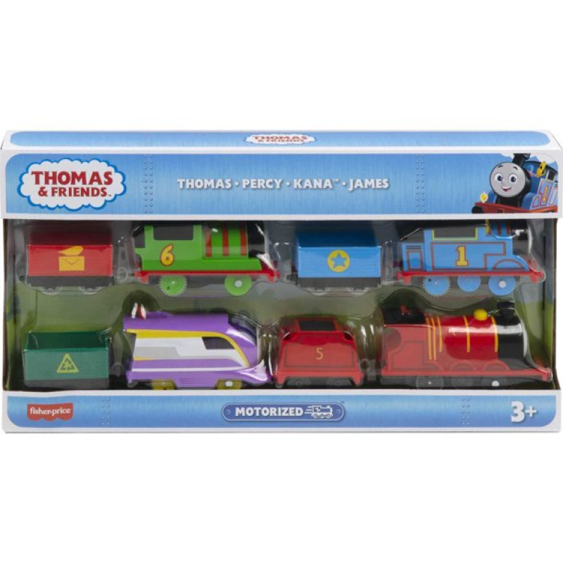Набір паравозиків Томас та друзі Fisher-Price Thomas & Friends Motorized Character Trains, Set of 4 Engines
