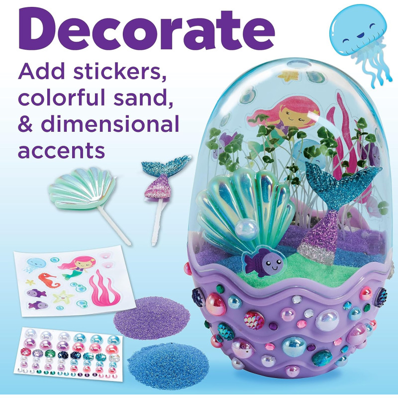 Набір Міні сад Тераріум Русалка Creativity for Kids Mini Garden Mermaid Terrarium Kit