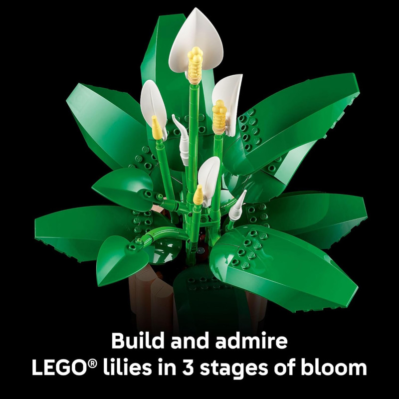 Конструктор Лего Спатифілум LEGO Botanicals Peace Lily Flower Building Set 11504