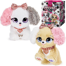 Інтерактивне цуценя сюрприз Present Pets, Fancy Puppy Interactive Surprise Plush Toy Pet
