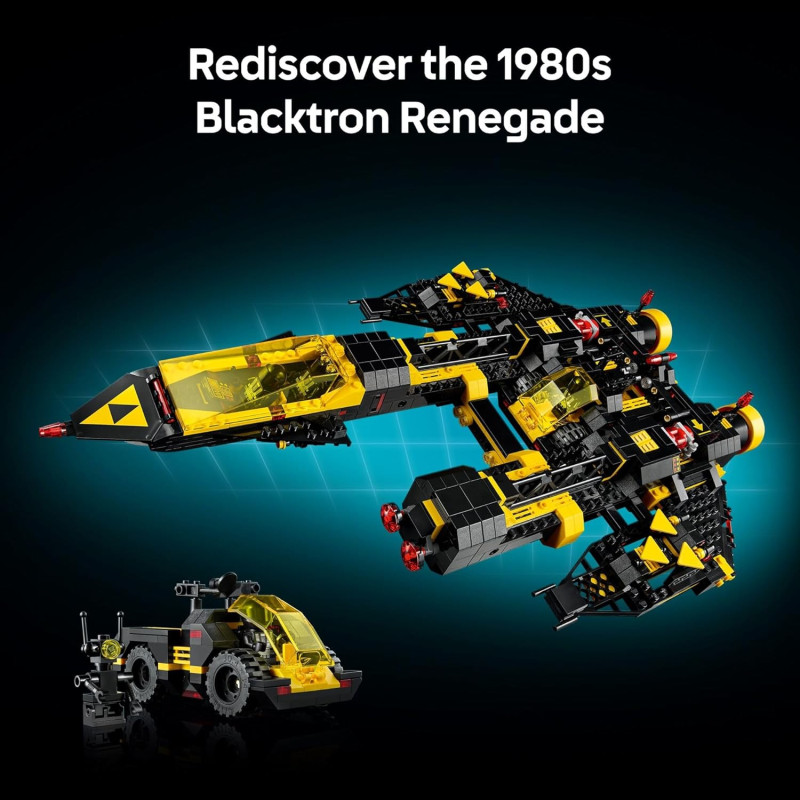 Конструктор Лего Блекторон Ренегат LEGO Icons Blacktron Renegade Building Kit 10355