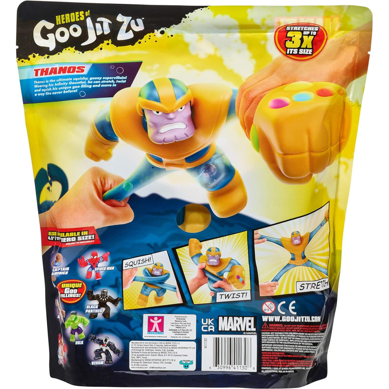 Фігурка тягучка Гуджитсу Танос Heroes of Goo Jit Zu Licensed Marvel Supagoo Hero Pack - Thanos