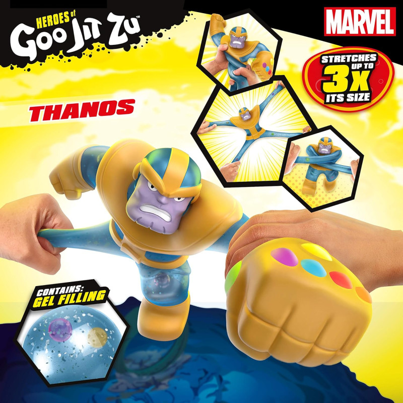 Фігурка тягучка Гуджитсу Танос Heroes of Goo Jit Zu Licensed Marvel Supagoo Hero Pack - Thanos
