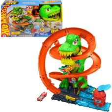 Траса для іграшкових машинок Hot Wheels Diecast City T Rex Blaze Battle Playset