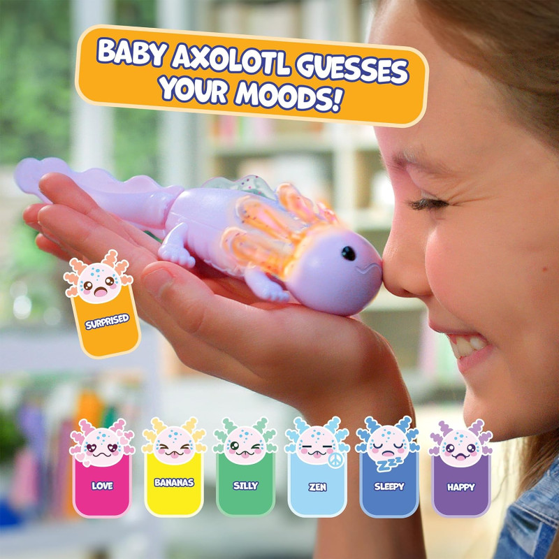 Інтерактивна іграшка Fingerlings Interactive Baby Axolotl Auggie Purple