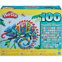 Творчий ігровий набір із пластиліну 100 баночок Play Doh Wow 100 Bulk Modeling Compound Variety Pack