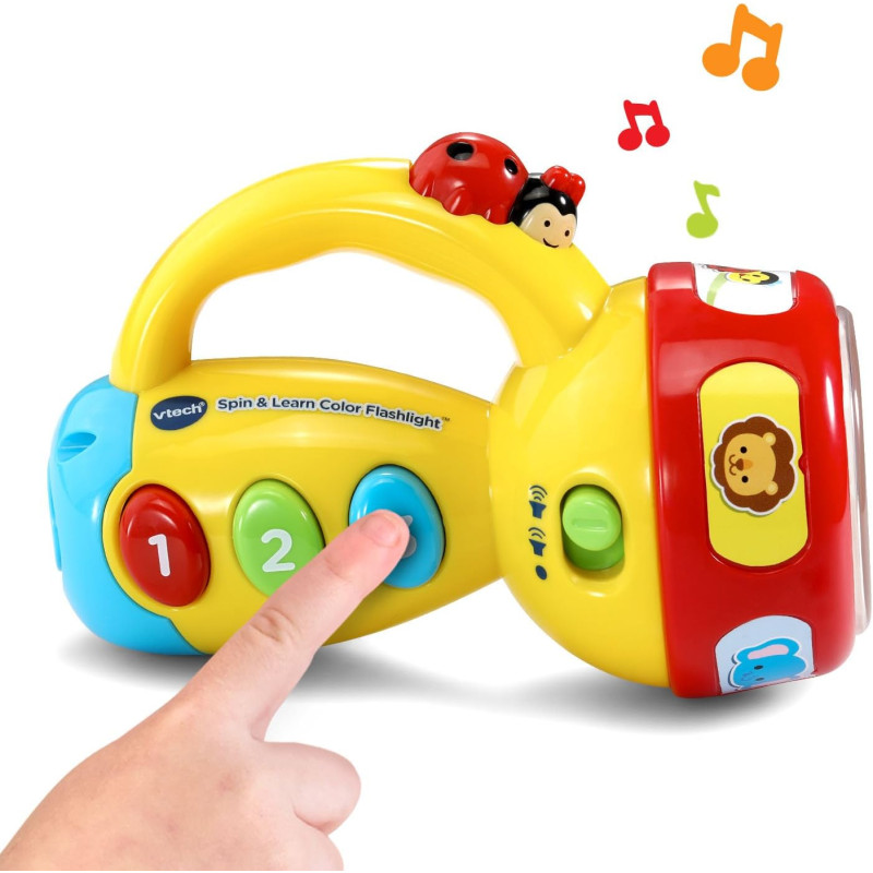 Музичний кольоровий ліхтарик VTech Spin and Learn Color Flashlight Yellow