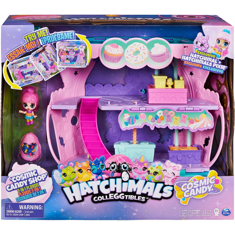  Космічне кафе HATCHIMALS CollEGGtibles Cosmic Candy Shop 2-in-1 Playset