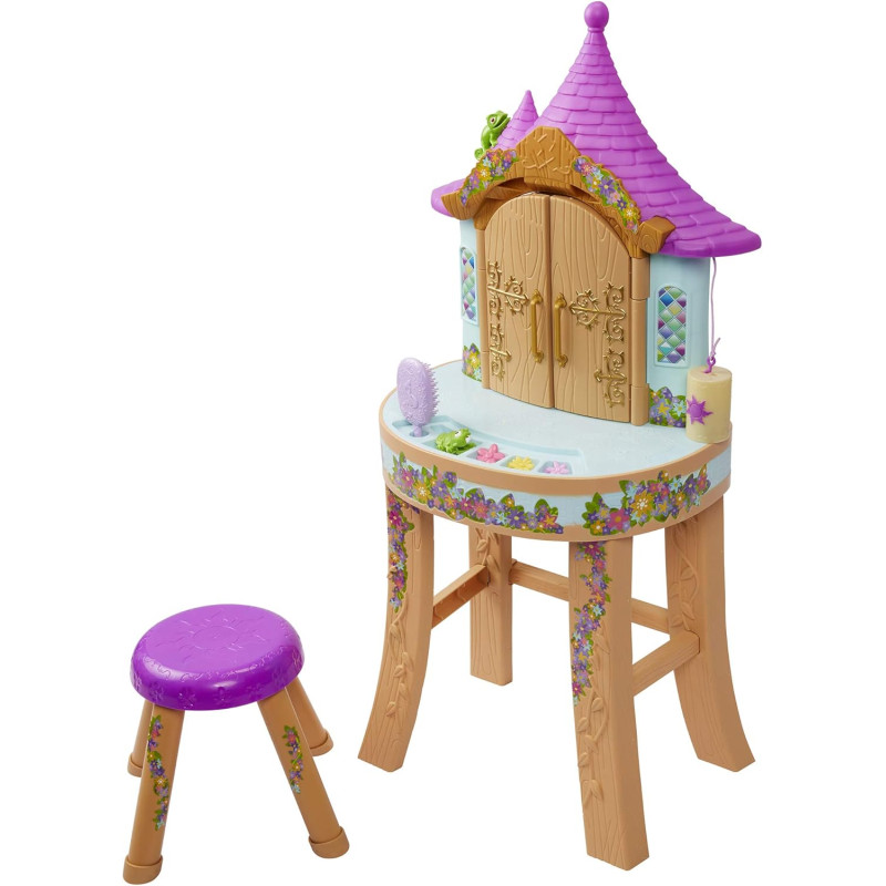Ігровий набір вежа Рапунцель зі столиком і аксесуарами Disney Tangled Rapunzel Tower Vanity Playset