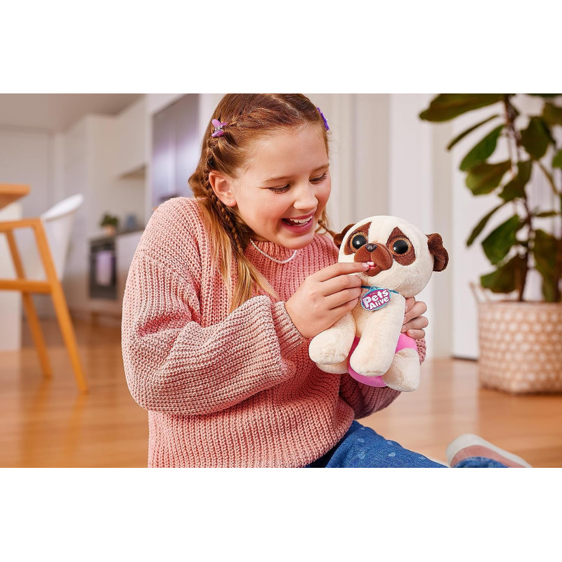 Інтерактивна іграшка Пустотливі цуценята Мопс 9542D, Pets Alive Pooping Pug 9542D