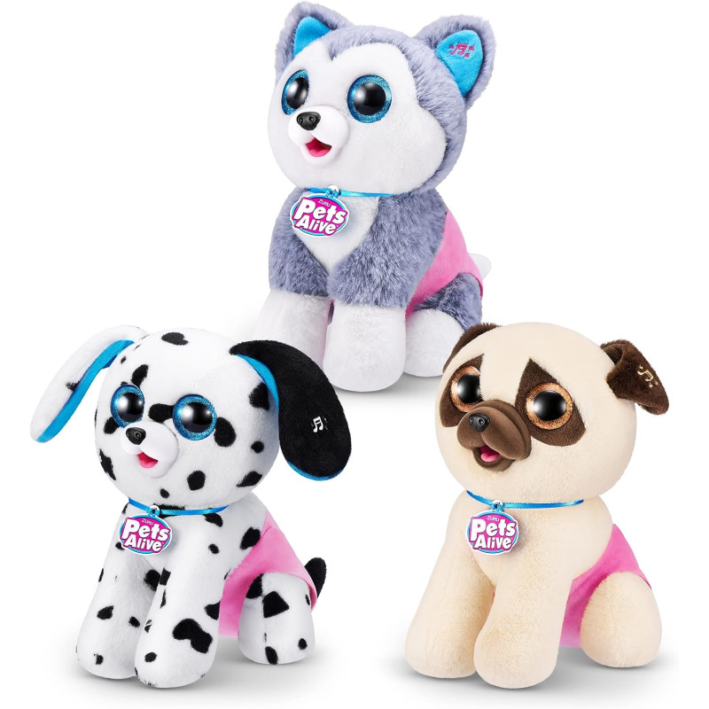 Інтерактивна іграшка Пустотливі цуценята Мопс 9542D, Pets Alive Pooping Pug 9542D