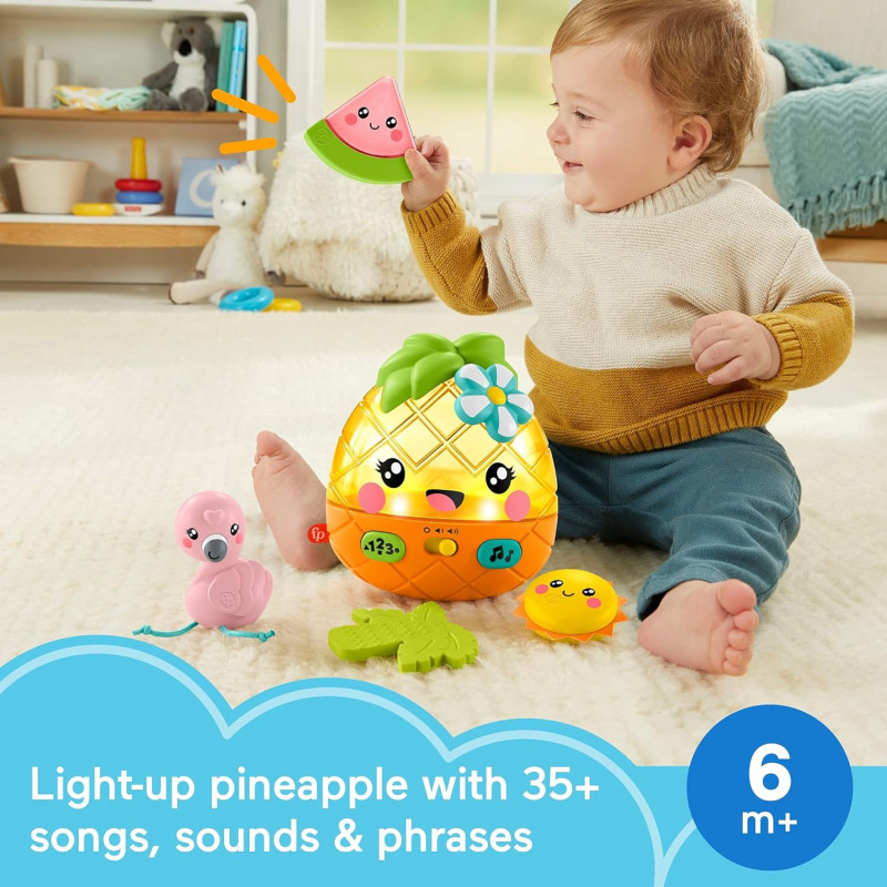 Розвиваюча іграшка Ананас Fisher Price Paradise Pals Magical Lights Tunes Pineapple