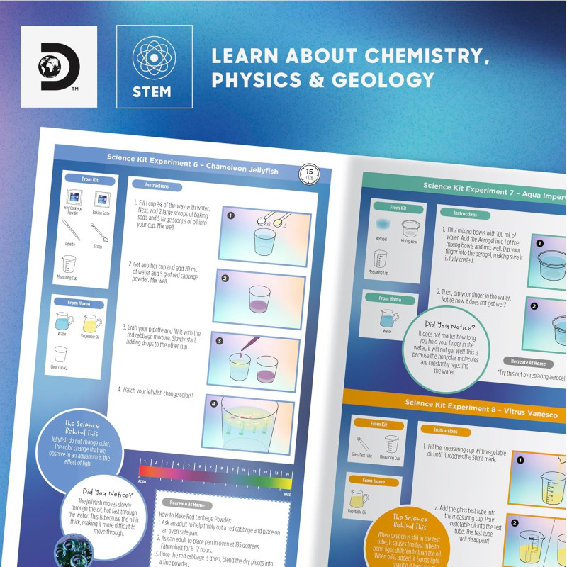 Набір STEM магічні експерименти Discovery Magic Science Lab 72 STEM Experiments