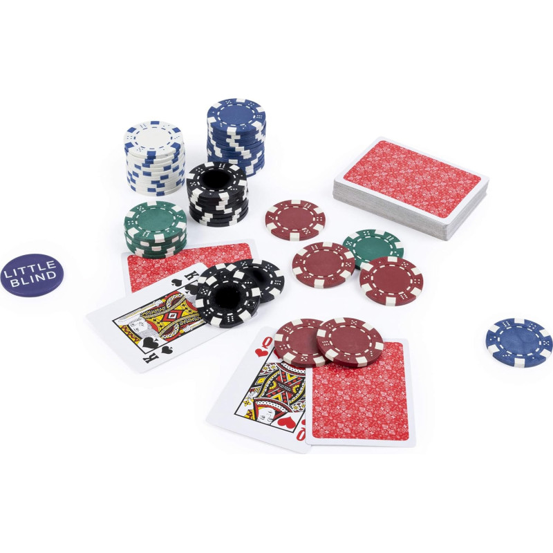 Набір для покеру з 300 предметів із алюмінієвим футляром Spin Master Cardinal Classics 300-Piece Poker Set