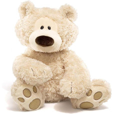 Плюшевий білий ведмідь GUND Philbin Classic Teddy Bear Premium Stuffed 45см