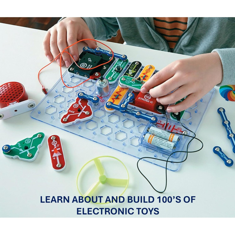 Набір STEM для вивчення електроніки Snap Circuits Light Electronics Exploration Kit Over 175 Exciting STEM Projects