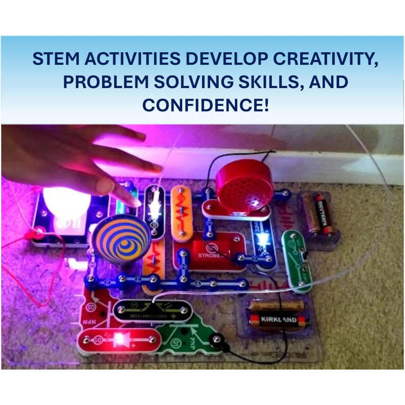 Набір STEM для вивчення електроніки Snap Circuits Light Electronics Exploration Kit Over 175 Exciting STEM Projects