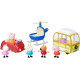 Ігровий набір Пеппа Peppa Pig Toys Peppa's Little Vehicle Set, Includes Helicopter F9423