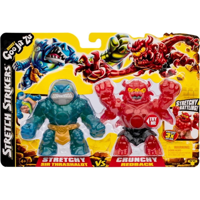 Набір іграшок тягучок Heroes of Goo Jit Zu Stretch Strikers Versus Pack 42791