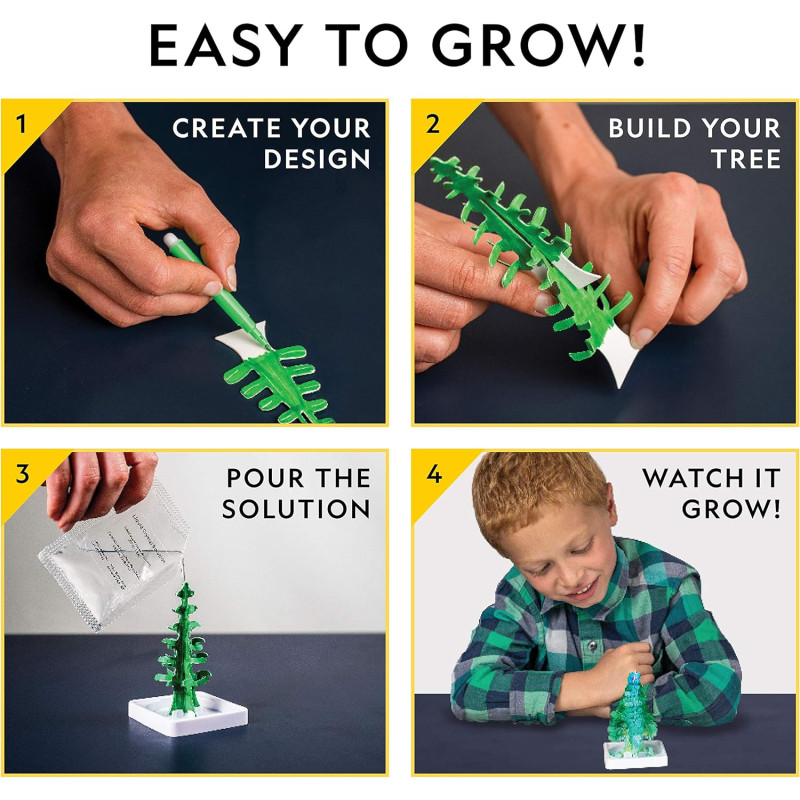 Науковий набір Кристалічний сад NATIONAL GEOGRAPHIC Craft Kits for Kids Crystal Growing Kit