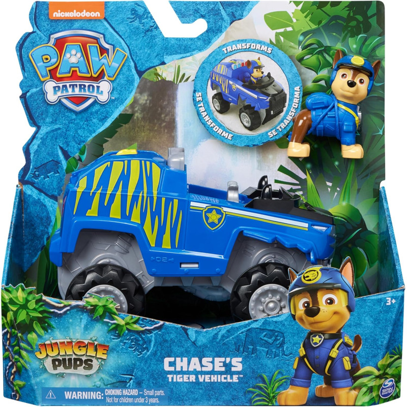 Щенячий патруль у Джунглях Автомобіль Чейза Paw Patrol Jungle Pups Chase Tiger Vehicle