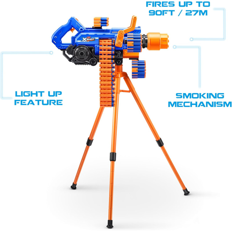 Швидкострільний бластер XSHOT Insanity Smoking Barrel Blaster with 72