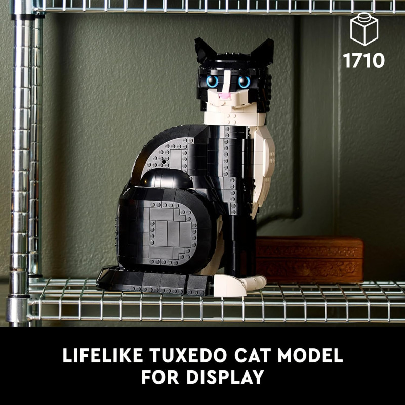 Конструктор Лего Кіт у смокінгу LEGO Ideas Tuxedo Cat 21349