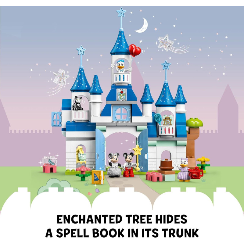 Конструктор Лего Магічний замок LEGO DUPLO Disney 100 3 in 1 Magic Castle 10998
