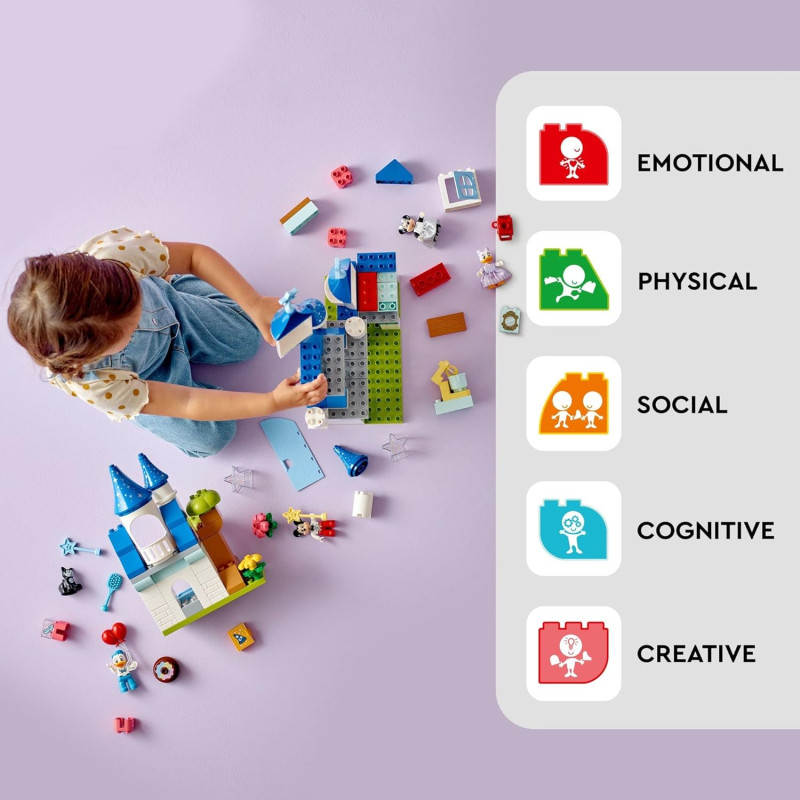 Конструктор Лего Магічний замок LEGO DUPLO Disney 100 3 in 1 Magic Castle 10998