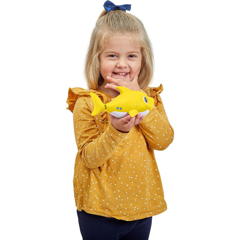 Інтерактивна іграшка акула для ванни Robo Alive Junior Baby Shark New Silicon Fins (Yellow)