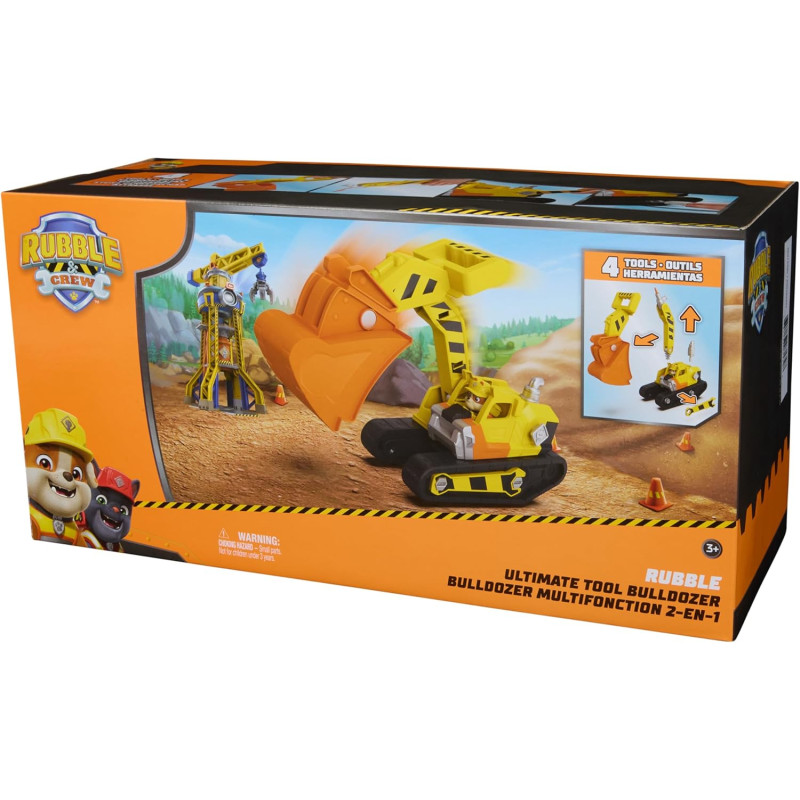 Ігровий набір вантажівка Бульдозер Rubble Crew Rubble s Ultimate Tool Bulldozer Vehicle