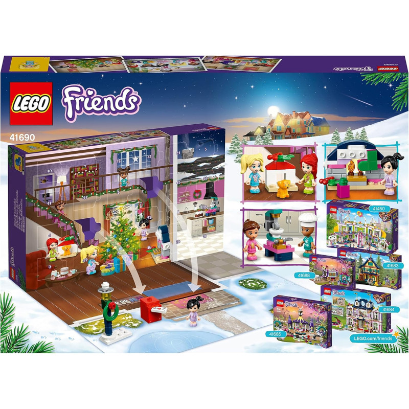 Конструктор Лего Новорічний адвент календар LEGO Friends Advent Calendar 41690