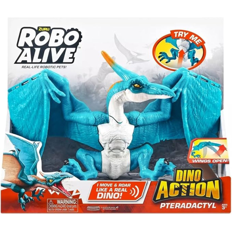 Інтерактивна іграшка Птеродактиль Robo Alive Dino Action Pteradactyl by ZURU Dinosaur Toys