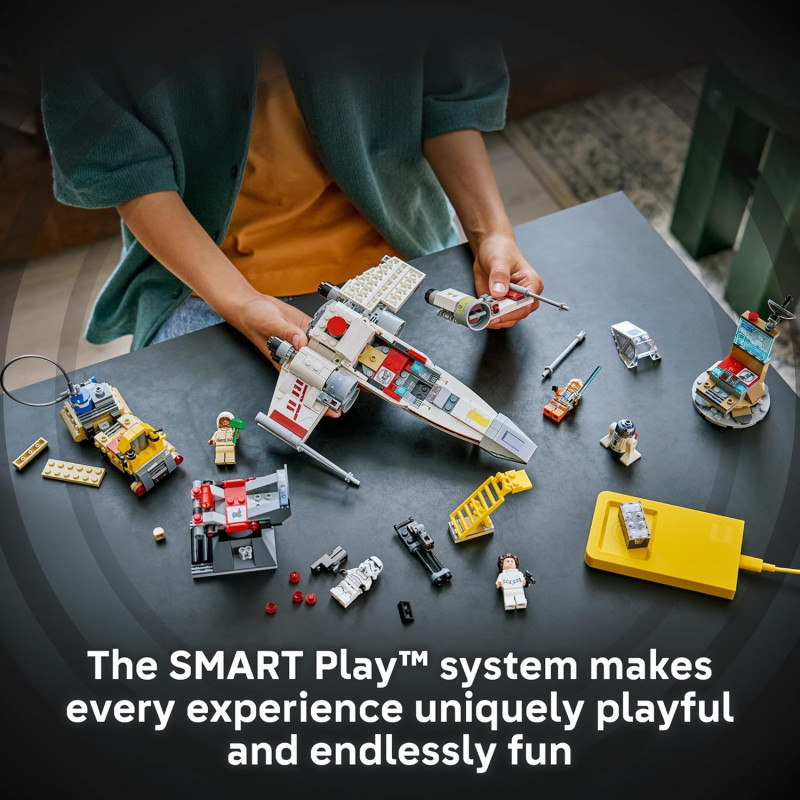 Інтерактивний конструктор Лего Червона п'ятірка Люка LEGO Star Wars Smart Play Lukes Red Five X Wing 75423