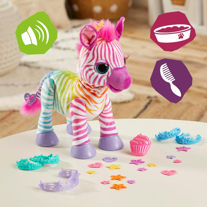  Інтерактивна іграшка Фурріал Райдужна Зебра furReal Zenya My Rainbow Zebra Toy
