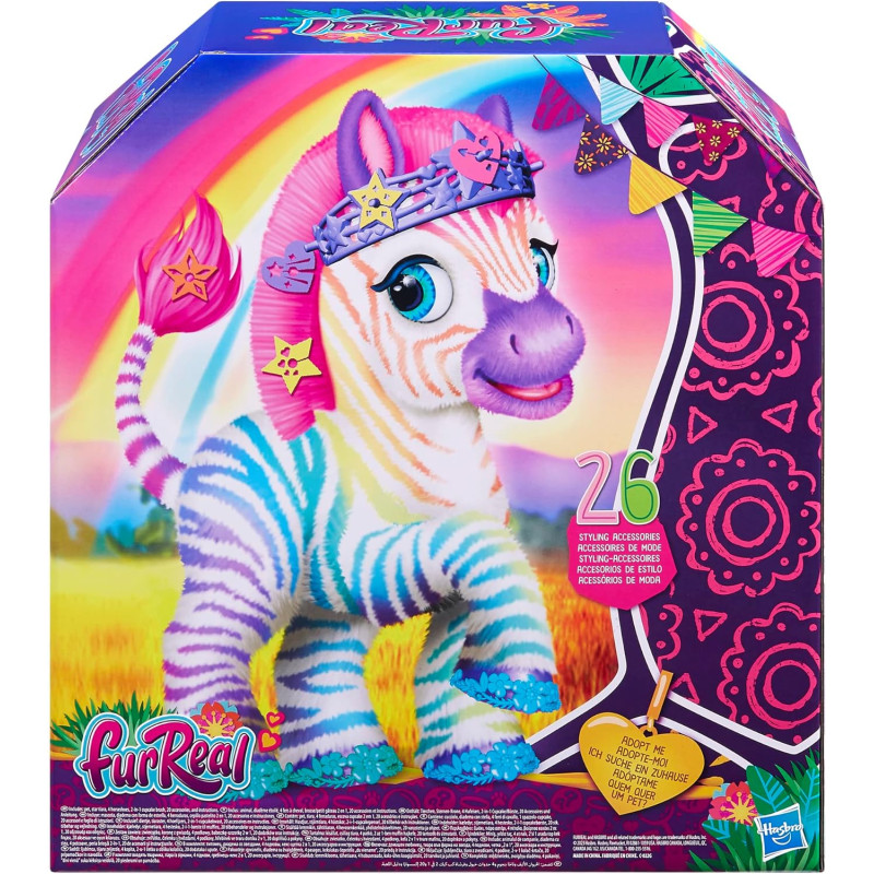  Інтерактивна іграшка Фурріал Райдужна Зебра furReal Zenya My Rainbow Zebra Toy