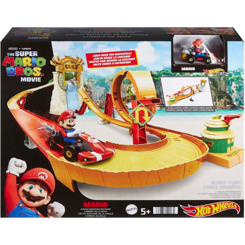 Ігровий набір Хот Вілс Супер Маріо Гоночна траса Hot Wheels The Super Mario Bros. Movie Track Set