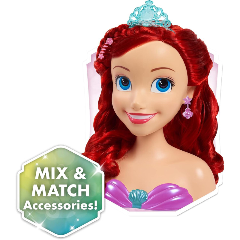 Лялька-манекен Аріель Disney Princess Ariel Styling Head 18 pieces