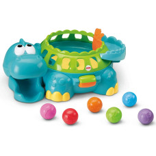 Развивающая музыкальная игрушка Динозавр Fisher Price Baby Crawling  Poppity Pop Musical Dino Ball Popper