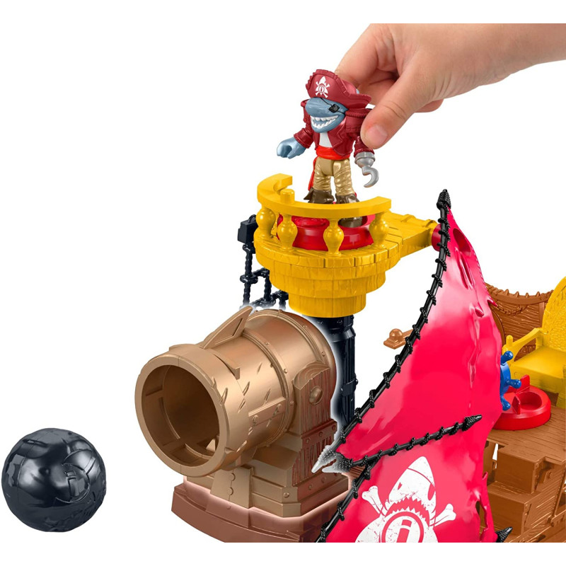 Піратський корабель Фішер-прайс Fisher-Price Imaginext Shark Bite Pirate Ship