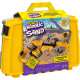 Кінетичний пісок будівництво у валізі  Kinetic Sand Construction Site Folding Sandbox