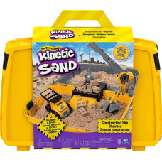 Кінетичний пісок будівництво у валізі  Kinetic Sand Construction Site Folding Sandbox