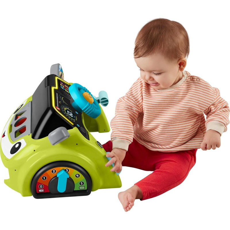 Інтерактивна розвиваюча іграшка кермо Fisher Price Laugh and Learn Smart Stages Sit Steer Driver