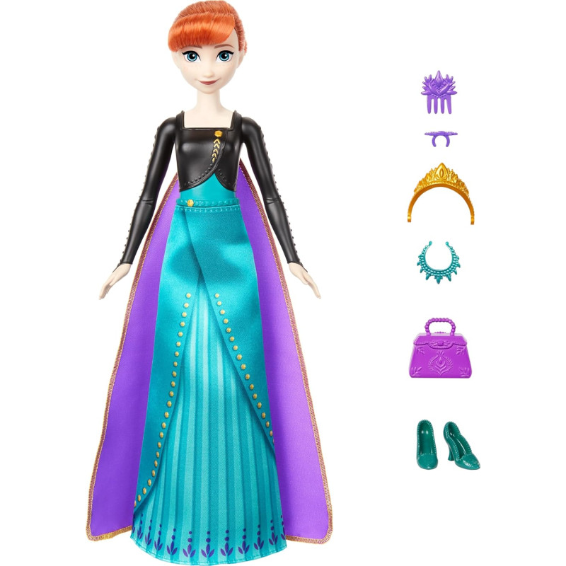 Ігровий набір сюрприз лялька Анна Mattel Disney Disney Frozen Anna Fashion Doll Set Spin and Reveal